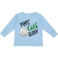 thumbnail image 3 of Inktastic Pops' Golf Buddy with Golf Ball Boys or Girls Long Sleeve Toddler T-Shirt, 3 of 5