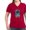 Garnet, variant on CafePress - Power Rangers Mighty Morphi Women's V Neck T Shirt - Women's V-Neck Dark T-Shirt