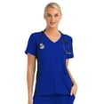 thumbnail image 1 of Meavn Matrix Impulse Women's Knitted Panel Mock Wrap Scrub Top (Free Shipping), 1 of 1