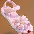 thumbnail image 7 of Big Girls Sandals Summer Vacation Open Toe Shoes for Kids Size 9.5-10T, 7 of 7