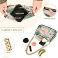thumbnail image 4 of Ryvnso Tropical Flamingo Butterfly Womens Chain Shoulder Bag Tote Handbags Clutch Hobo Purse with Zipper for Travel, 4 of 7