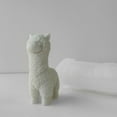 thumbnail image 4 of Molde de silicona 3D pequeñas Alpacas, vela de animales, herramienta de fabricación de jabón de yeso de resina, molde para hornear Chocolate, decoración del hogar, Animal, 4 of 5