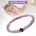 thumbnail image 6 of Stress Relief Amethyst Bracelet - Natural Stone Anxiety Healing Jewelry with Watermelon Quartz & Moonstone, Stretch Beaded Spiritual Bracelet Gift for Women, 6 of 6
