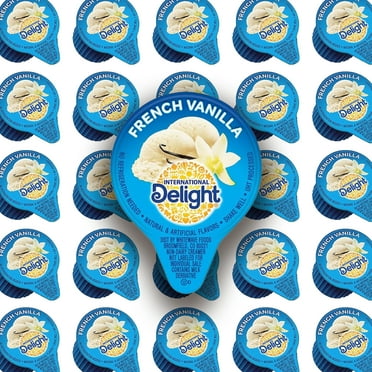 International Delight, French Vanilla, Single-Serve Non-Dairy Coffee Creamers 0.5 fl. oz l 50 counts