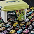 thumbnail image 3 of Colecciones de juguetes de coches Juguetes de coches de cáscara de hierro con caja de almacenamiento para regalo de niños JShteea El nuevo, 3 of 9