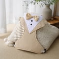 thumbnail image 4 of Dog Formal Harness Vest with Bow Tie, Adjustable Pet Gentleman Outfit for Wedding, Party & Holiday Occasions, (Black L), 4 of 5