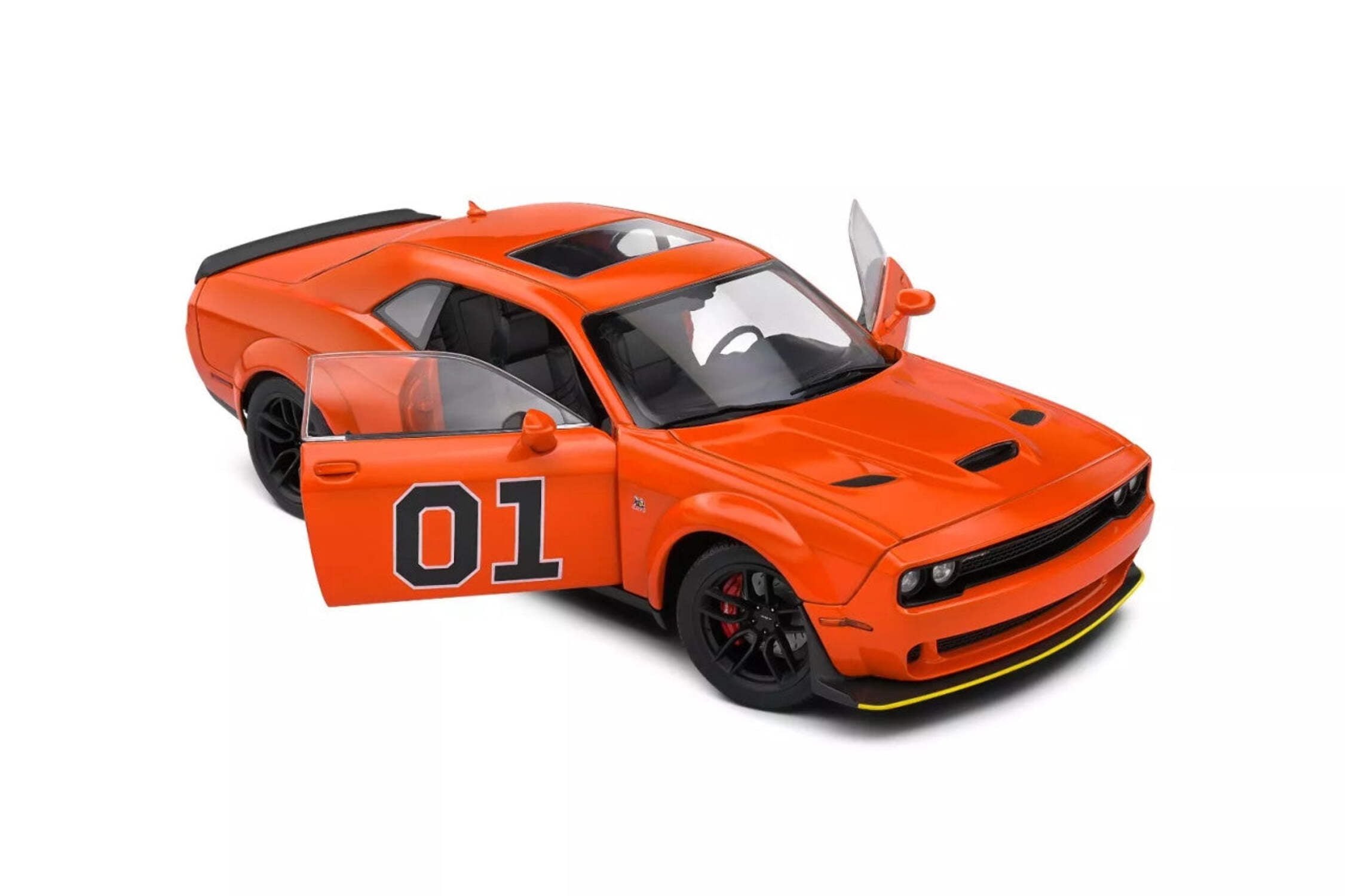 SOLIDO 1/18 チャレンジャーワイドボディ HAZARD Tribute Solido 2023 Dodge Challenger R/T Scat Pack Widebody No 1
