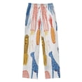 thumbnail image 2 of Iauyy Boys Pajama Pants for Boys-Cotton-Like Modal PJ Bottoms for Kids-Relaxed Fit-Soft Sleep Pants in Sizes 6Y-14Y (S-XL),African Animals, 2 of 8