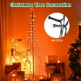 thumbnail image 3 of Yescom 6Ft Cone Christmas Tree with Light 26Modes 346 LED Light Bluetooth APP Control Indoor Outdoor Holiday Decoration, 3 of 9