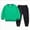 Green, variant on Cozy Sweatshirt and Pants Set Soft Casual Outfit for Everyday Comfort and Style Design(Orange,5-6 Years)