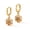 KE1841-1, variant on Cut-Oval Leverback Dangle Earrings for Women Hypoallergenic 14k White/Gold Plated Cubic Zircon Hanging Lever Earrings Lightweight Summer Drop Earrings Wedding Birthday Gifts Jewelry
