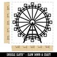 thumbnail image 2 of Vienna Giant Ferris Wheel Square Rubber Stamp Stamping Scrapbooking Crafting - Large 2.75in, 2 of 7