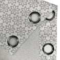 thumbnail image 4 of Ambesonne Floral Grommet Curtain, Monochrome Spring Blooms, 50" x 72", Taupe and White, 4 of 6