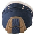 thumbnail image 5 of GLOBALWIN Women's Moccasins Shoes Winter Indoor Outdoor Faux Fur Lined Slippers Navy 5.5M, 5 of 7