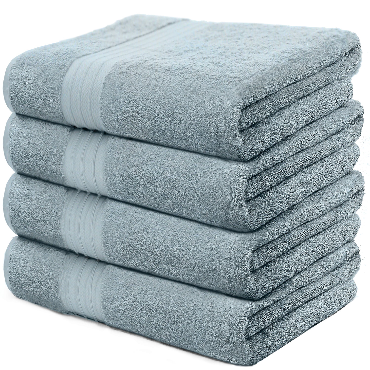 SEMAXE Cotton Towel Absorbent & Soft Bathroom White Hand Towel,Experience Outfit,16”X 27”