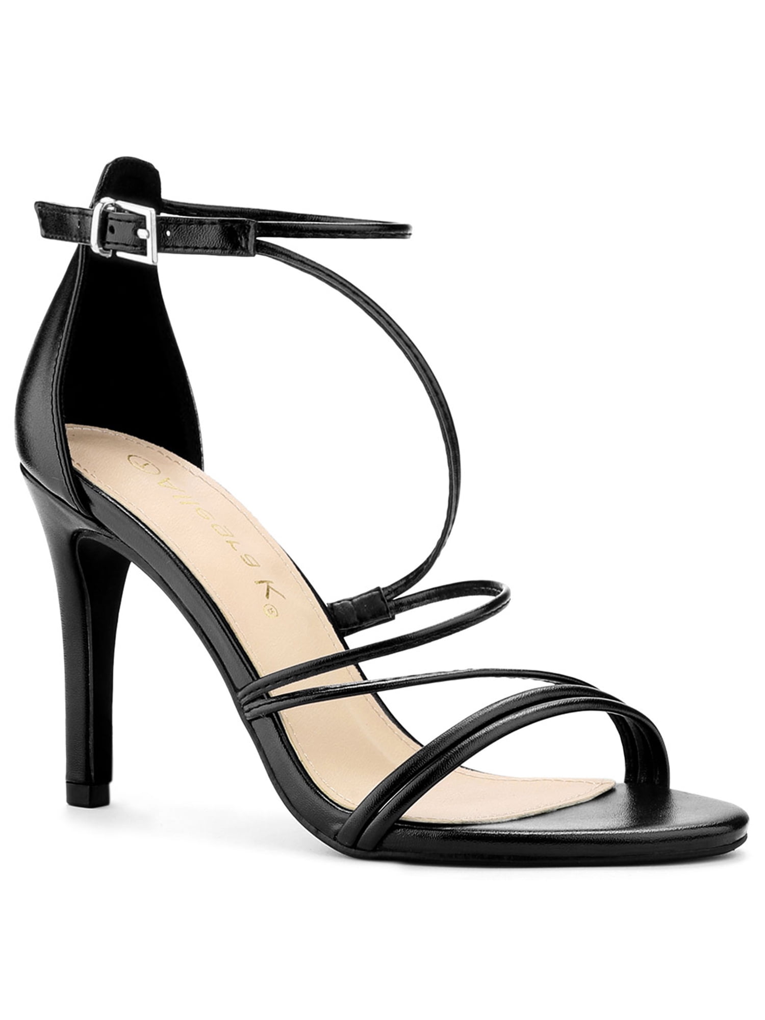 Allegra K Women's Evening Strappy Stiletto High Heels Sandals - Walmart.com