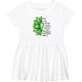 thumbnail image 3 of Inktastic Mental Health Awareness Green Sunflower Ribbon Girls Baby Dress, 3 of 5
