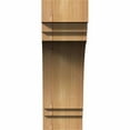 thumbnail image 2 of 4"W x 12"D x 12"H Pescadero Rough Sawn Corbel, Western Red Cedar, 2 of 9