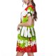 thumbnail image 2 of Easygdp Merry Christmas para Vestido Transpirable de Mujer, Vestido Suelto de Manga Corta con Pliegues y Bolsillos para el Verano, 2 of 6