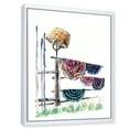 thumbnail image 3 of Designart 'Colorful Russian Rugs On Drying Line' Global Framed Canvas Wall Art Print, 3 of 5