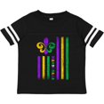 thumbnail image 3 of Inktastic Mardi Gras Flag Boys or Girls Toddler T-Shirt, 3 of 5