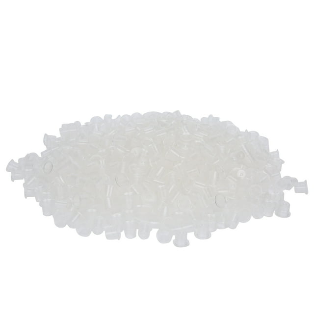 1000 vasos desechables de plástico para tinta de tatuaje, tapas de pigmento para microblading, suministros para tatuajes, M/17 x 10 mm