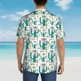thumbnail image 6 of Xecao Hello Summer print Hawaiian shirt - a stylish short-sleeve button-down for men, perfect for casual beach and tropical outings., 6 of 9
