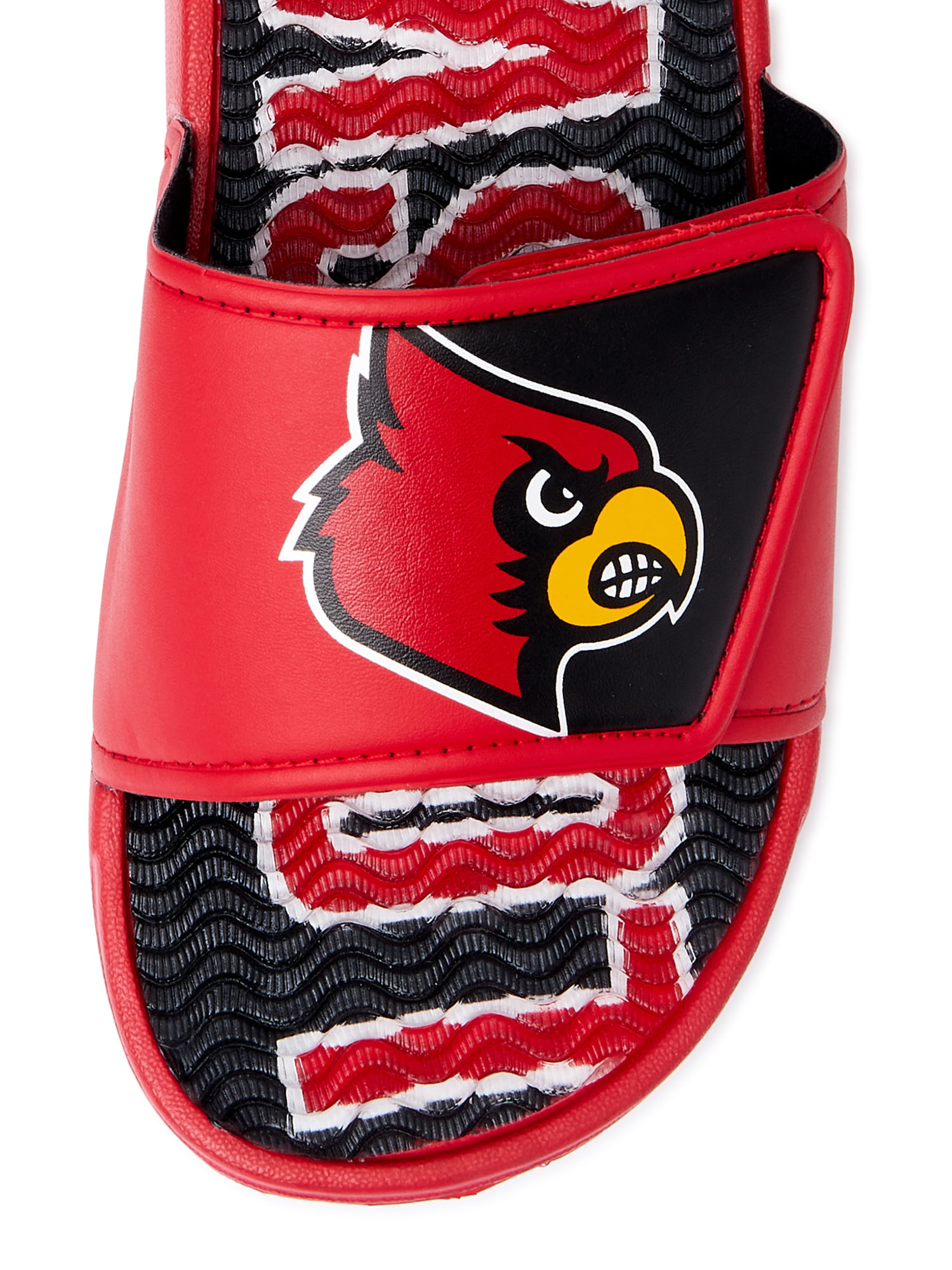New Foco U of L Cardinals Santa Hat & Men's L Slides Sz 11-12 Red  Free Shipping