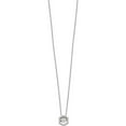 thumbnail image 2 of Sterling Silver Rhod-Plated Hexagon Moving Cz With 2In Ext Necklace (18 X 8.55) Made In China qg5520-16, 2 of 5