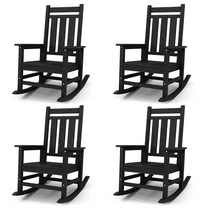 KINGYES Outdoor Patio Rocking Chair