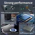 thumbnail image 3 of AptX HD/LL Bluetooth Audio Transmitter Receiver 3.5MM TO Type-C Multi-point Double Stream CD-Quality Hifi Music Wireless Adapter, 3 of 6
