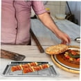 thumbnail image 6 of QZS Heavy Duty Oil Drain Plate,Stainless Steel Turkey Roaster Pan,Large Roasting Pan,Easy Clean Rectangular Dish Oven,BBQ Bakeware for Camping,Baking Cooking,1Set, 6 of 7
