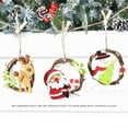 thumbnail image 1 of Christmas Wreath Door Hanging Trumpet Christmas Tree Decoration Rattan Ring, 1 of 2