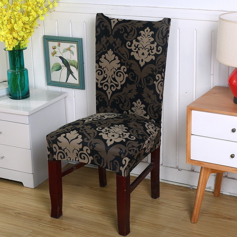 High Back Chair Cover Replacement For Dining Room, Universal Stretch