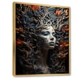 thumbnail image 2 of Designart "Metamorphosis of Shadows Surrealism" Abstract Floater Framed Wall Art Living Room, 2 of 7
