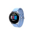 thumbnail image 1 of Pulsera Presión arterial Oxígeno Reloj inteligente Medición de la temperatura corporal Pulsera Monitor de fitness Brazalete, Azul Inevent EL5415-01B, 1 of 7