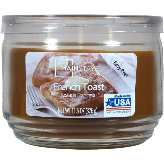 Mainstays 11 5 Oz French Toast Candle Mainstays 11 5 Oz French Toast Candle