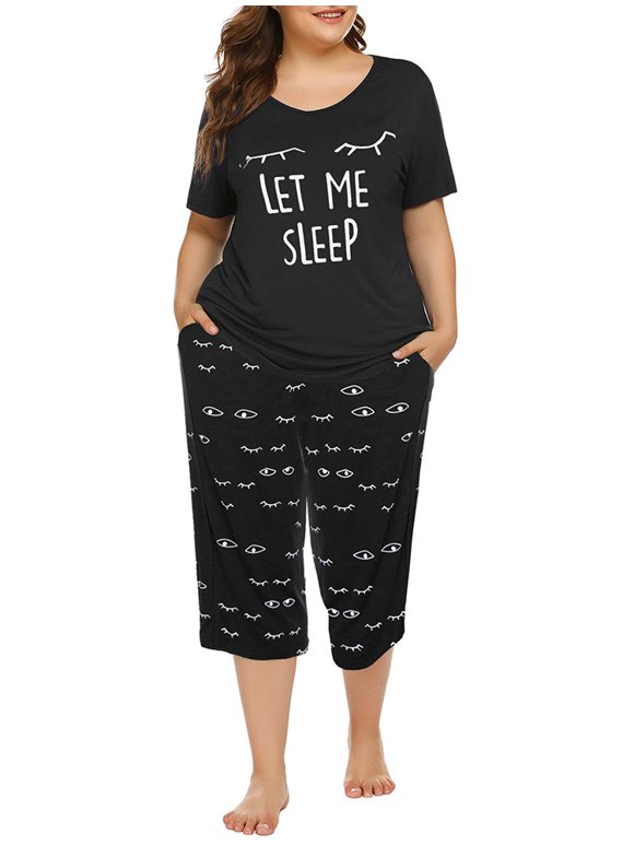 Plus Size Capri Pajamas