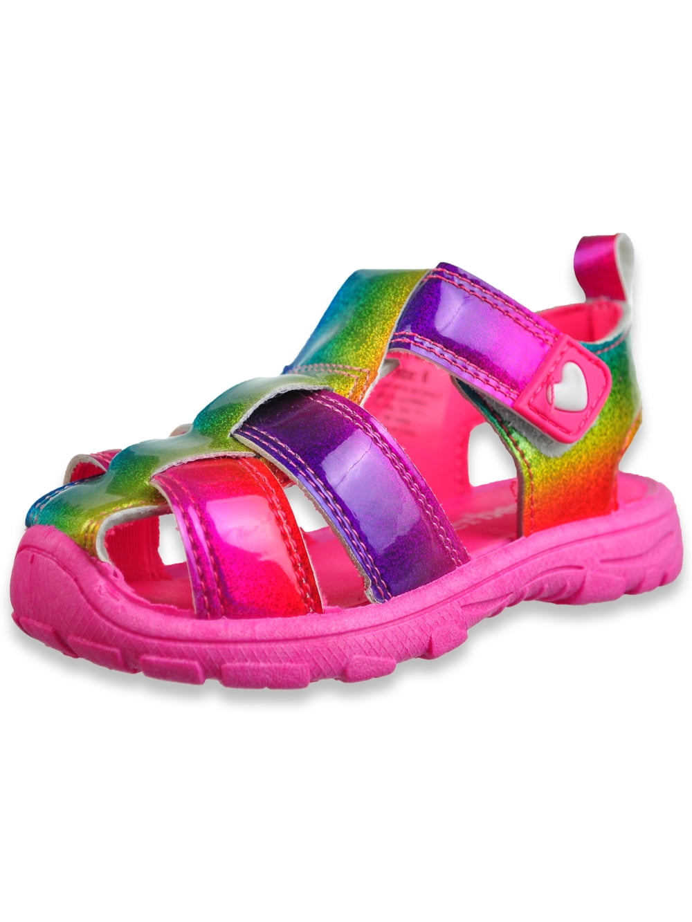 Kids Girls Frozen LED Sandal Flashing Light Up Sandbeach Sandal Glowing Shoes 