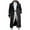 Black, variant on Men's Winter Solid Color Single-Sided Wool Long Double-Breasted Overcoat for Formal and Casual Winter Fashion with Elegant Design and Warm Protection,Black,L