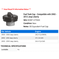 thumbnail image 2 of Fuel Tank Cap - Compatible with 2002 - 2012 Jeep Liberty 2003 2004 2005 2006 2007 2008 2009 2010 2011, 2 of 2