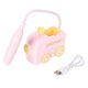 thumbnail image 2 of LED Bedside Lamp with Pen Holder for Children Pink - Mini Train Design, USB Charging, Eye Protection Banmo, 2 of 5