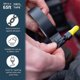 thumbnail image 4 of Electrical Tape, 6 Pieces Electrician Tape, 19mm * 20m Electrical Insulation Tape for Wiring Projects and Repairs (Black), 4 of 4