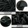 thumbnail image 6 of Royale Linens Fleece Blanket Throw Xl - Fleece Bed Blanket - All Season Warm Lightweight Super Soft Anti Static Throw Blanket - Black Blanket - Hotel Quality- Blanket For Couch (50X70 Inches, Black), 6 of 9