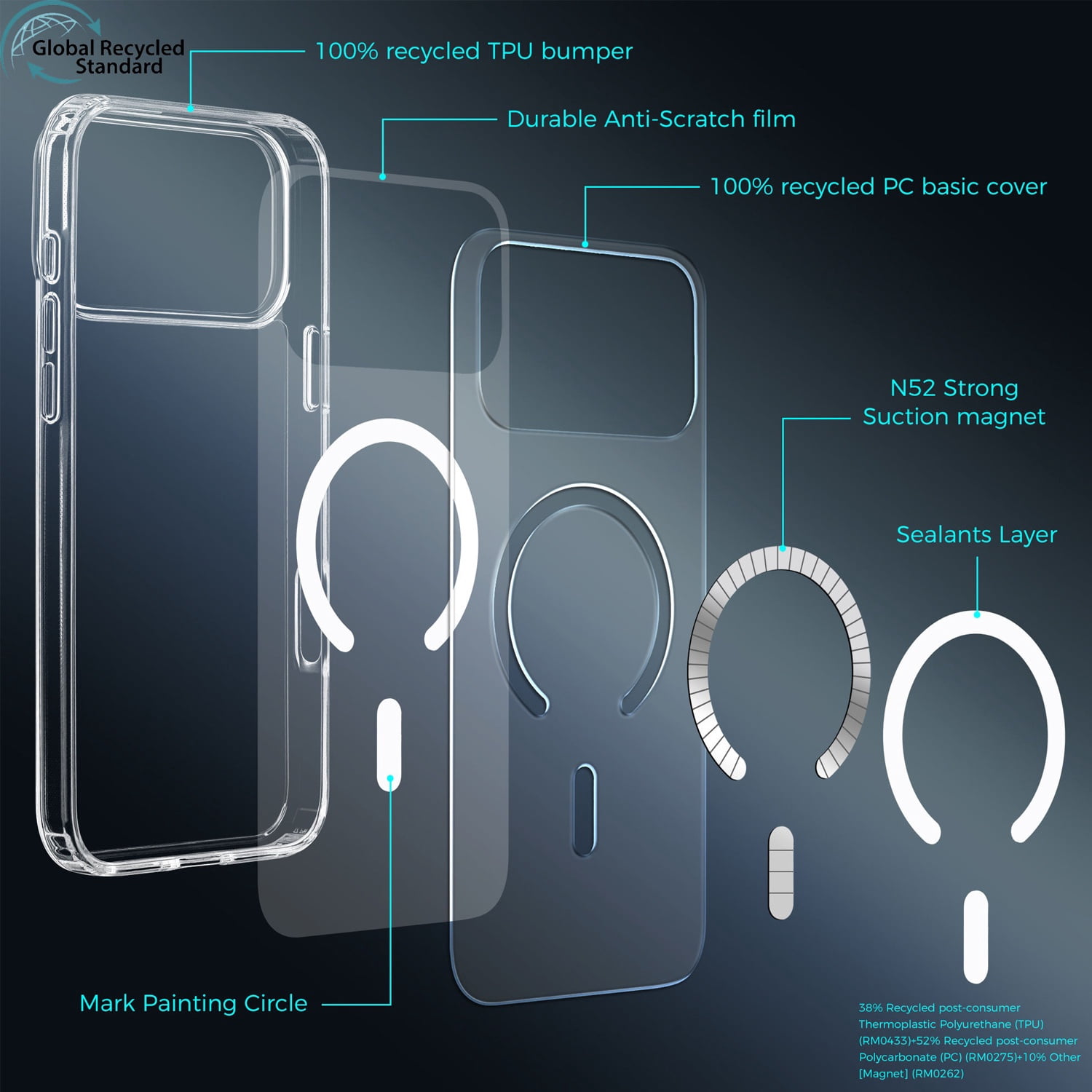Clear Prime MagSafe Case for iPhone 17 Pro - Transparent