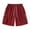 Wine, variant on Diufon Mens Linen Cargo Shorts Casual Drawstring Shorts with Multi Pockets Summer Beach Shorts for Men