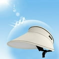 thumbnail image 4 of Sombrero de Sol con Protección Solar, Ideal para Actividades Al Aire Libre Como Viajes, Ciclismo y Playa. Incluye Visera Ajustable y Banda para El Sudor., 4 of 7
