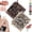 2pcs-c, variant on 2 in 1 Loofah, Washcloth Loofah Combo, 2 in 1 loofah Sponge Washcloth with Drawstring, Exfoliation Mesh Shower Puff Ball for Body Wash Cleansing and Smooth Skin, That Holds Bar Soap
