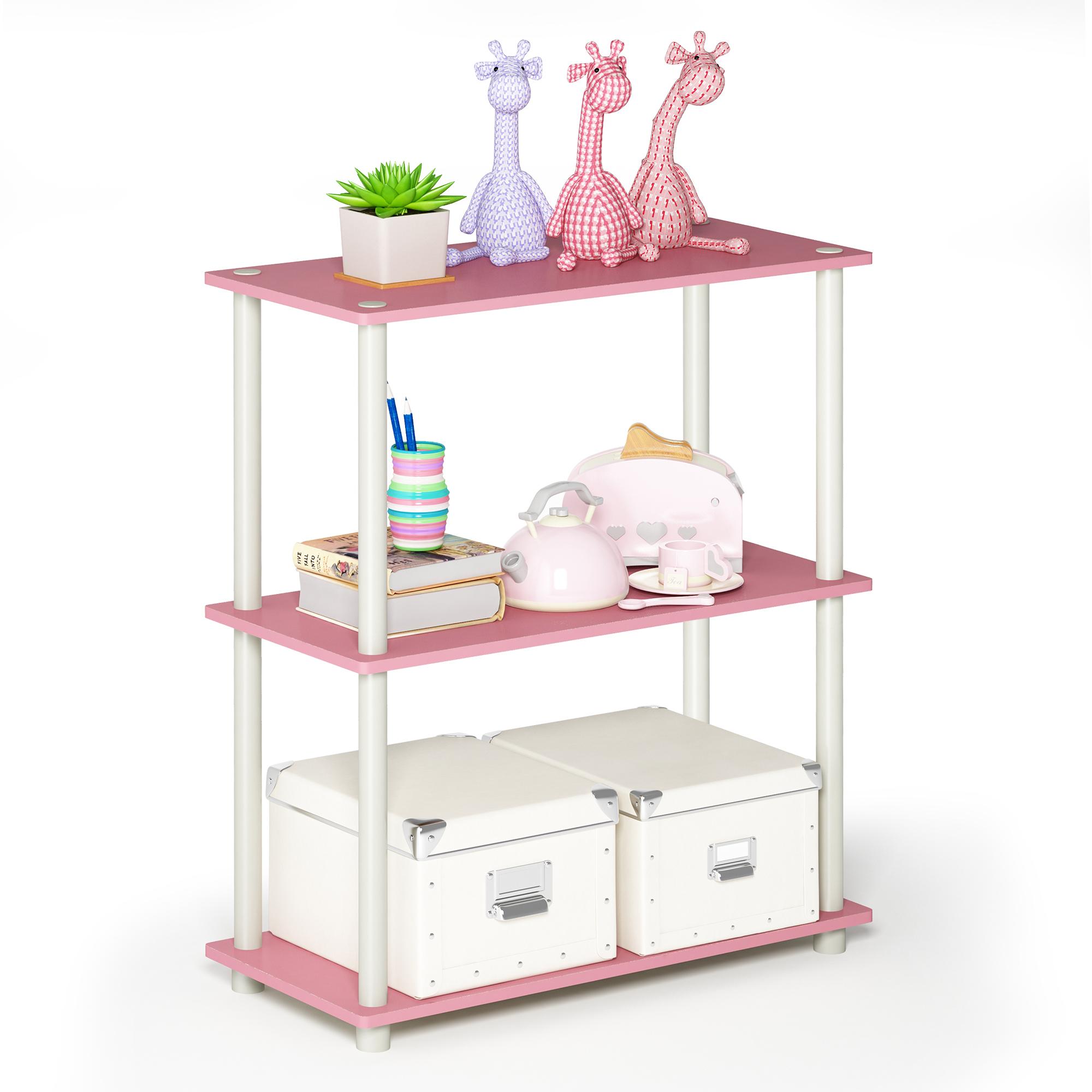Furinno TurnNTube 3Tier Compact Multipurpose Shelf Display Rack