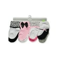 thumbnail image 2 of Luvable Friends Baby Girl Fun Essential Socks, Pink Gray, 6-12 Months, 2 of 2